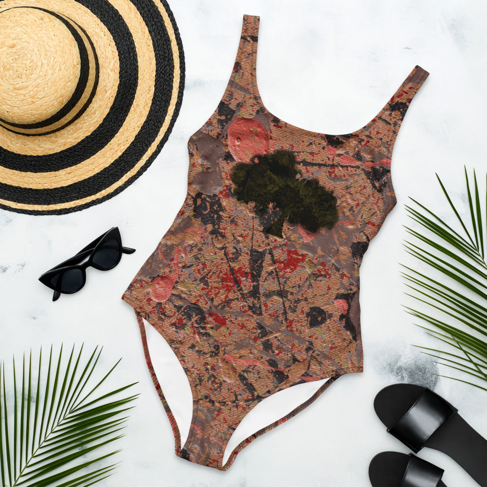 Melanin Magic #4 Golden One-Piece Swimsuit